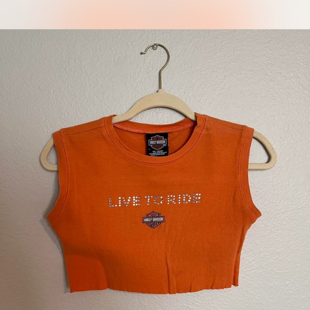 Harley Davidson crop top